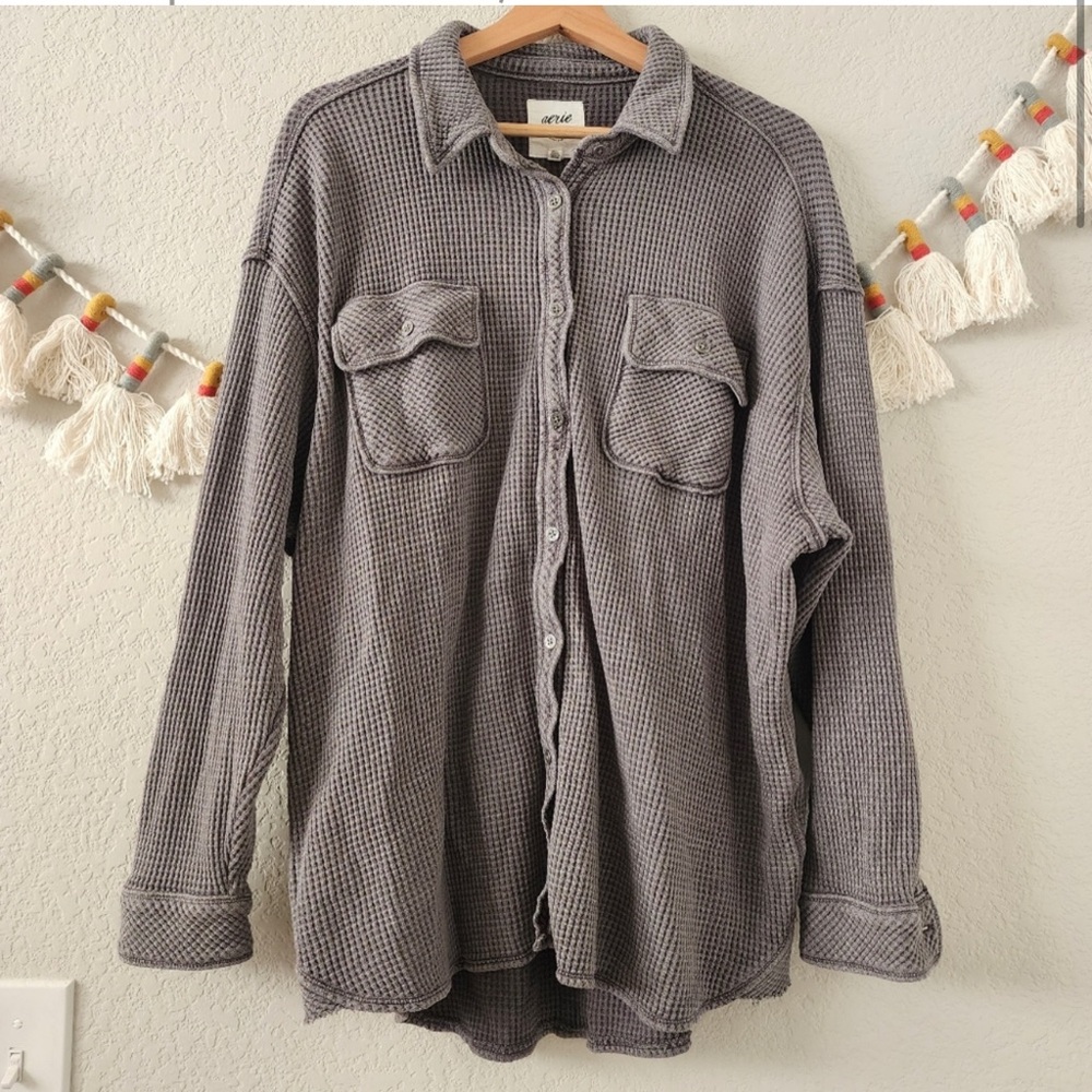 Aerie Waffle Shirt